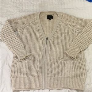 Cozy Wilfred waffle knit cardigan